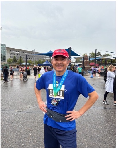 Jiming runs the Capital City race
