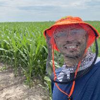 Luke and corn